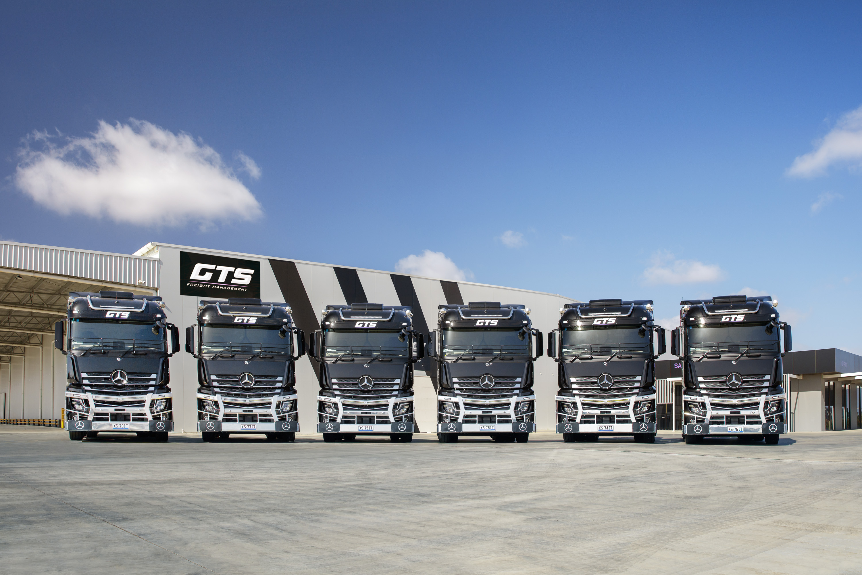 GTS Freight Management adds six new Mercedes-Benz Actros to its fleet