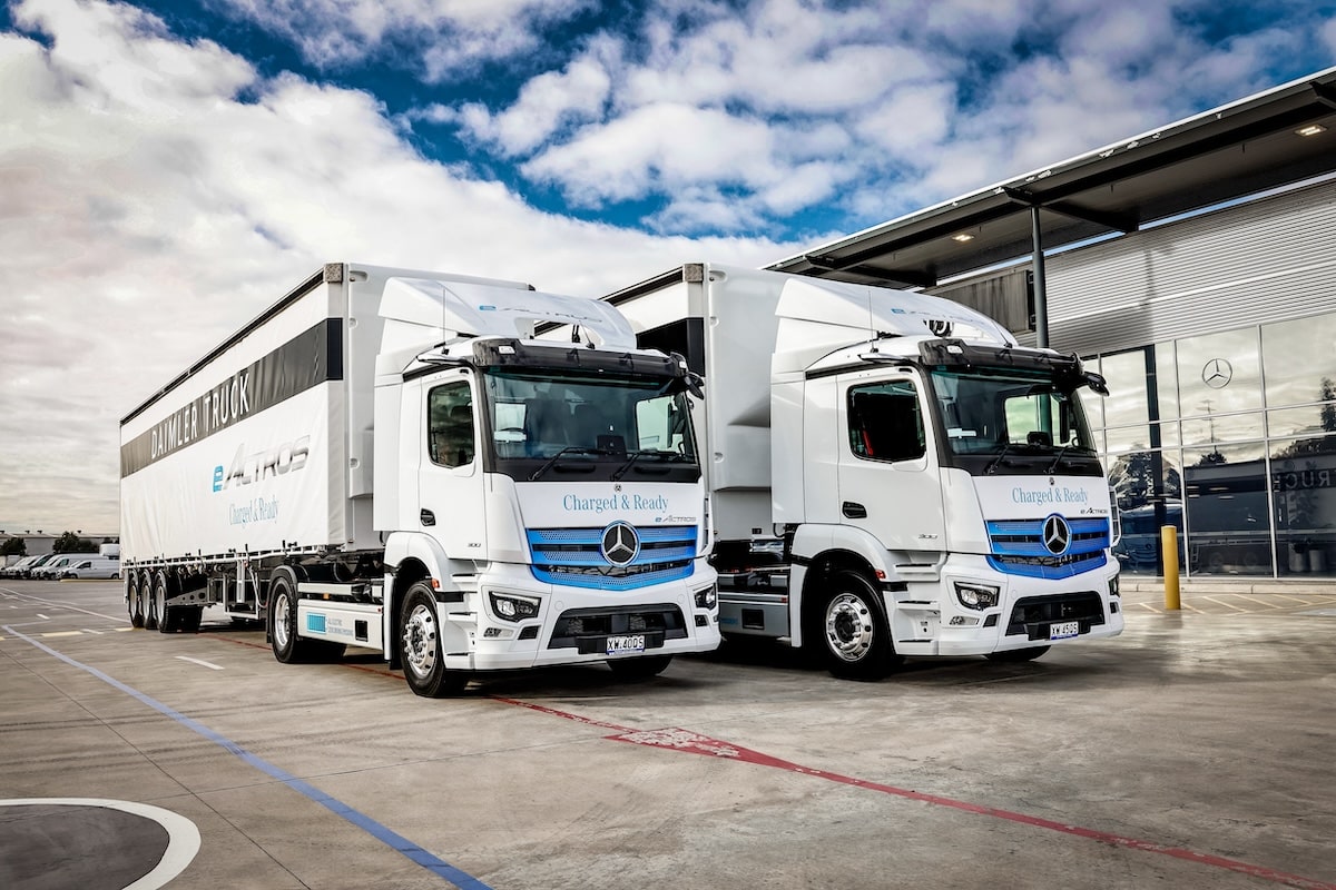 On the road in the eActros