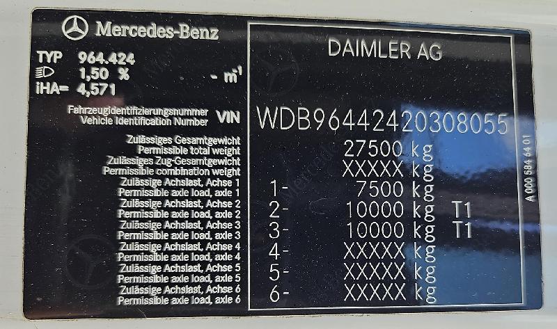 2019 Mercedes-Benz Actros 2763LS 