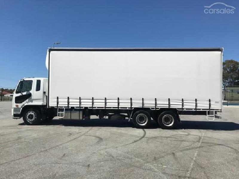 2024 Fuso FIGHTER 2427 XXLWB AUTO14 PALLET CURTAIN SIDER White Curtains