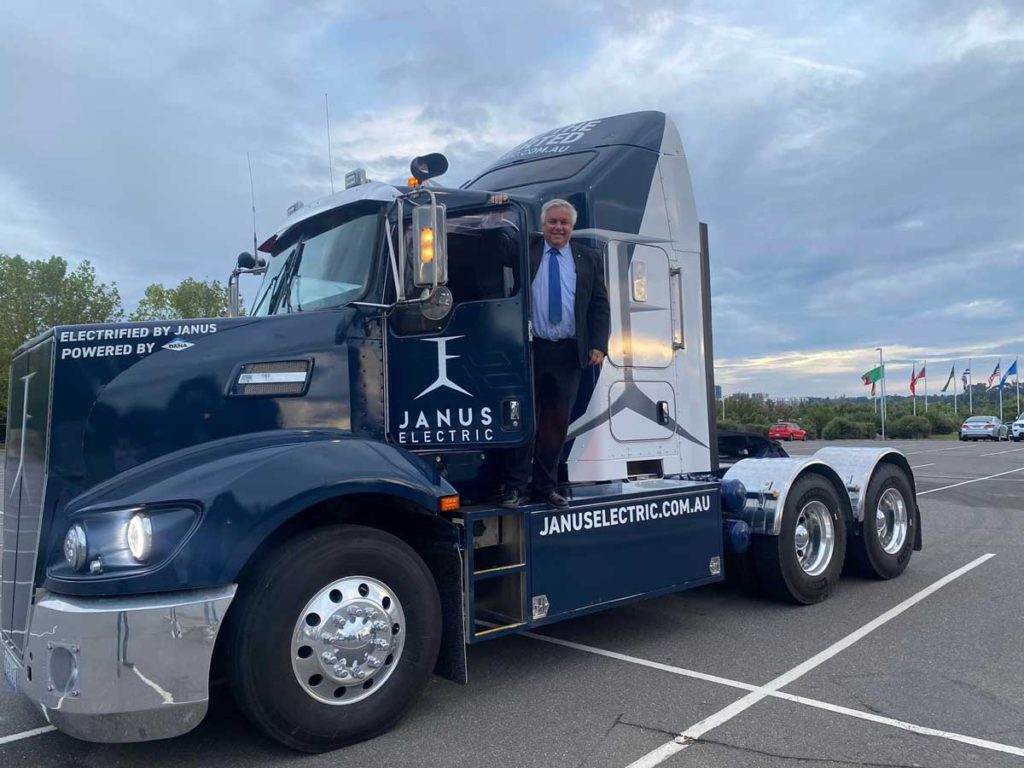 Electric Freightliner Cascadia