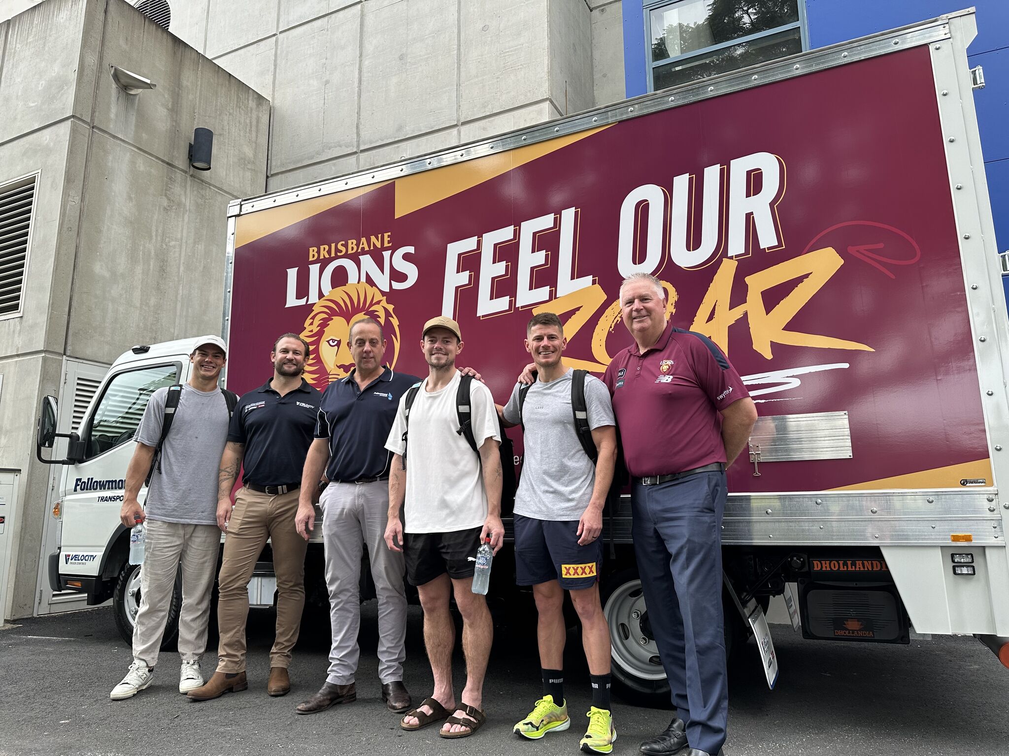 Brisbane Lions Fuso Canter 515 Delivery