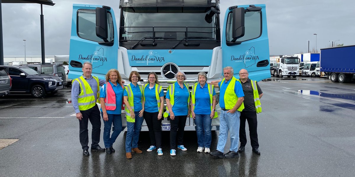 Daimler Trucks Perth to support charity Dandelions WA in their quest to help those in need.