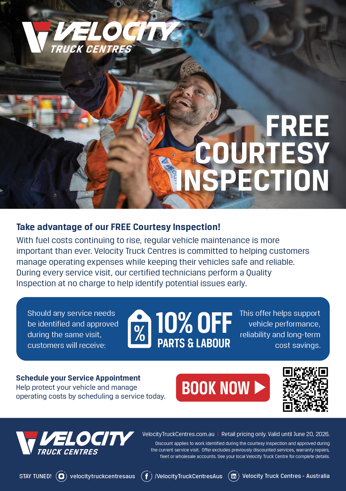 Random Inspection Flyer Truck Service Specials Brisbane | Daimler Service For Sale QLD