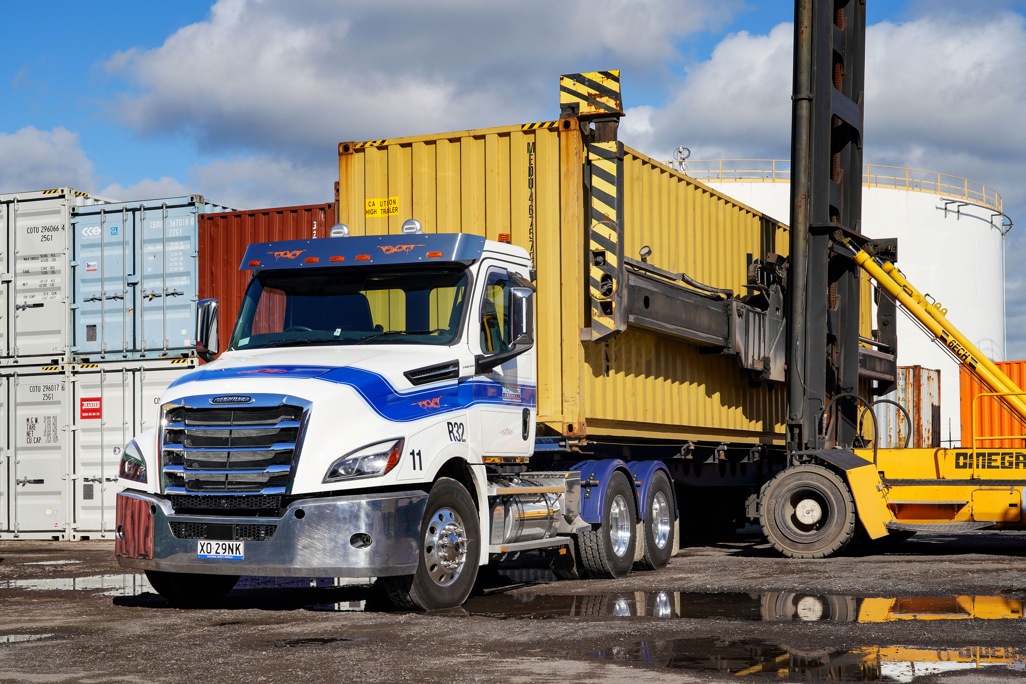 McGrath Newcastle Freightliner Cascadia 126