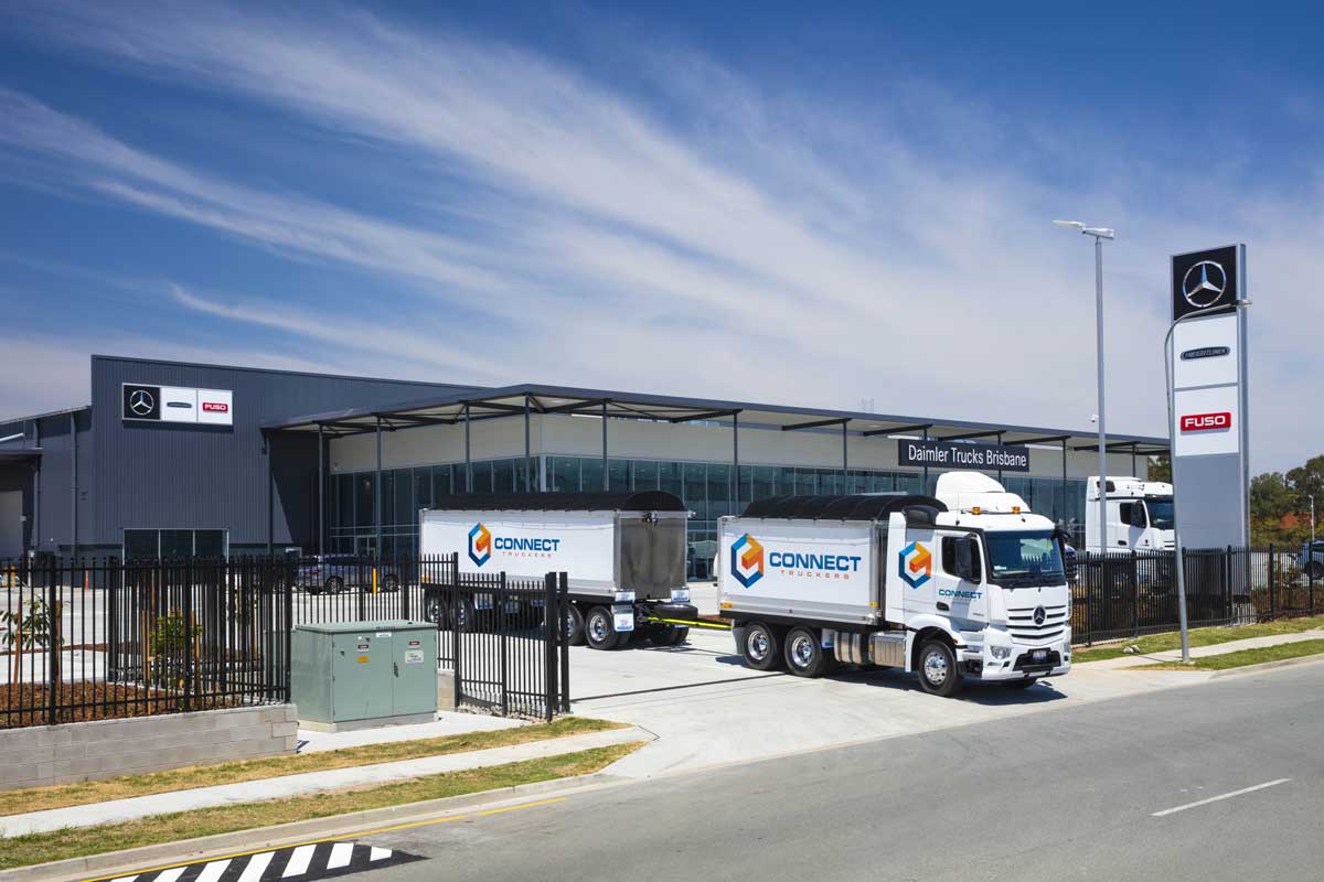 Daimler Trucks Brisbane Dealership Located on Ipswich Motor Way, Darra