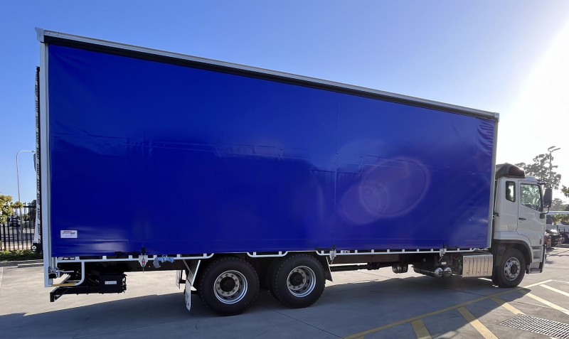 2026 Fuso Shogun FU84 360 14 PALLET CURTAINSIDE BODY AND LOADER 