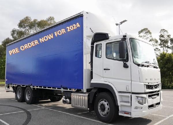 2024 Fuso Shogun FU74 360HP 14 Pallet Curtiansider