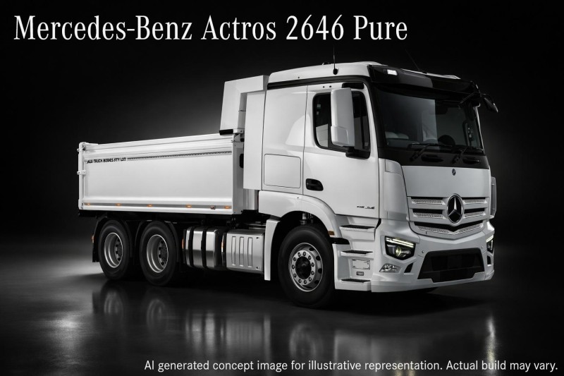 2024 Mercedes-Benz Actros 2646 Steel Tipper