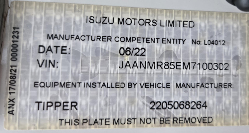 2022 Isuzu N Series NMR 60/45-150 