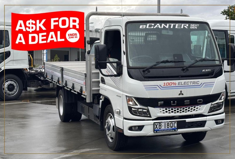 2024 Fuso eCanter e615 Heavy Duty Alloy Tray