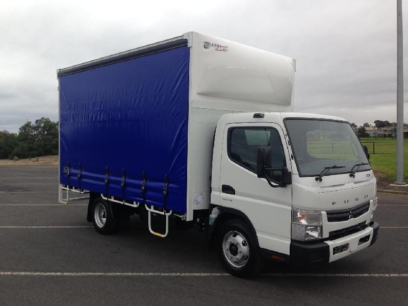 2024 Fuso CANTER 815 MWB AMT WIDE CAB 6 PALLET CURTAIN SIDER 