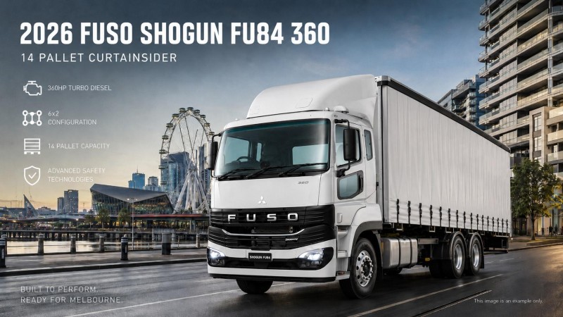 2026 Fuso Shogun FU84 360 14 Pallet Curtainsider