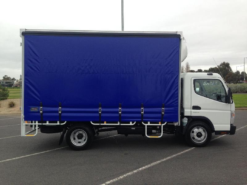 2024 Fuso CANTER 815 MWB AMT WIDE CAB 6 PALLET CURTAIN SIDER 