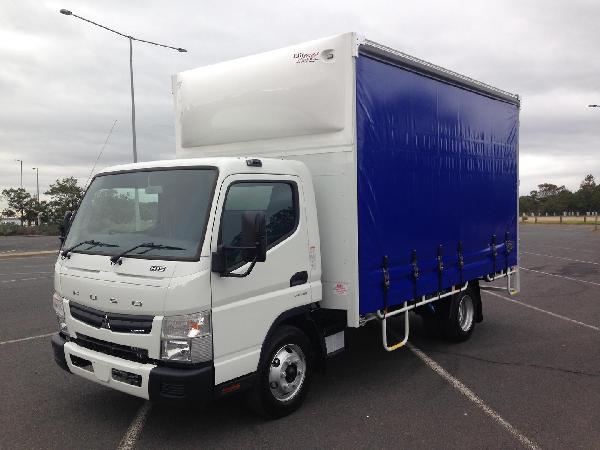 2024 Fuso CANTER 815 MWB AMT WIDE CAB 6 PALLET CURTAIN SIDER