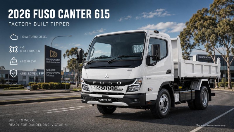 2026 Fuso Canter 615 Tipper