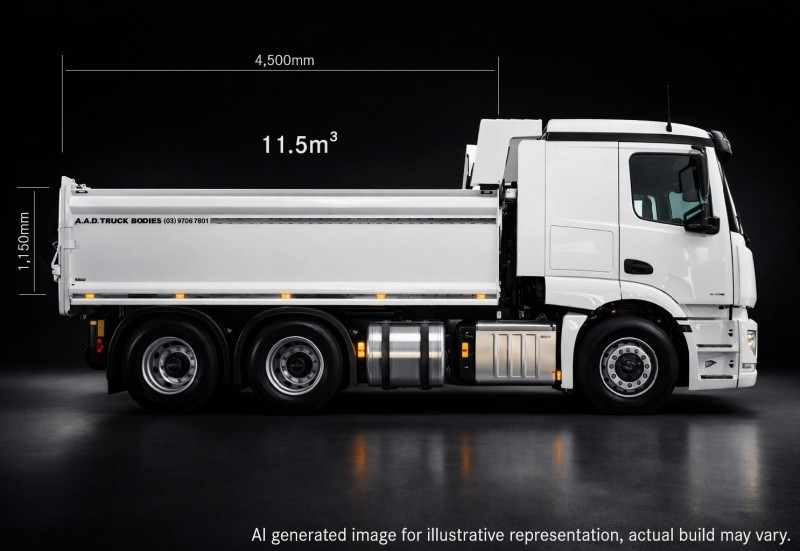 2024 Mercedes-Benz Actros 2646 Steel Tipper 