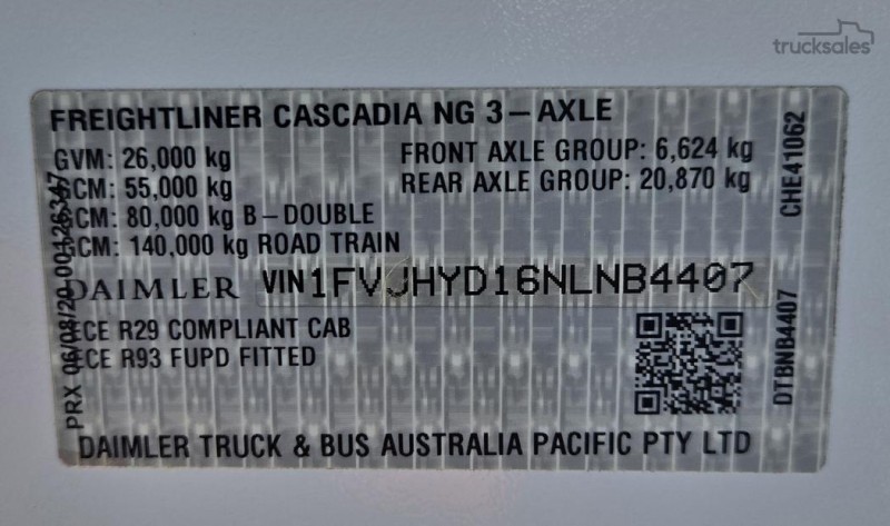 2021 Freightliner Cascadia 126 12 SPEED AUTOMATED MANUAL DETROIT TRANSMISSION 