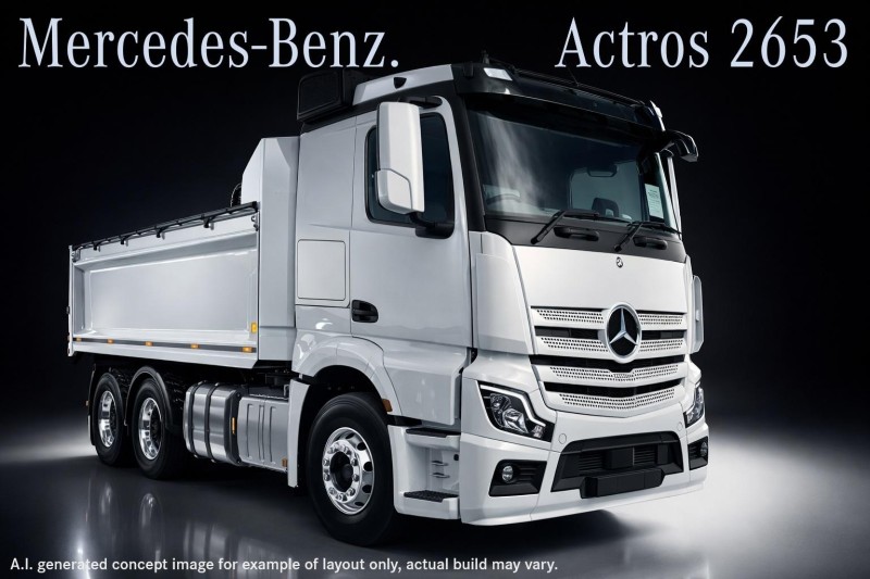 2025 Mercedes-Benz Actros 2653 Tipper