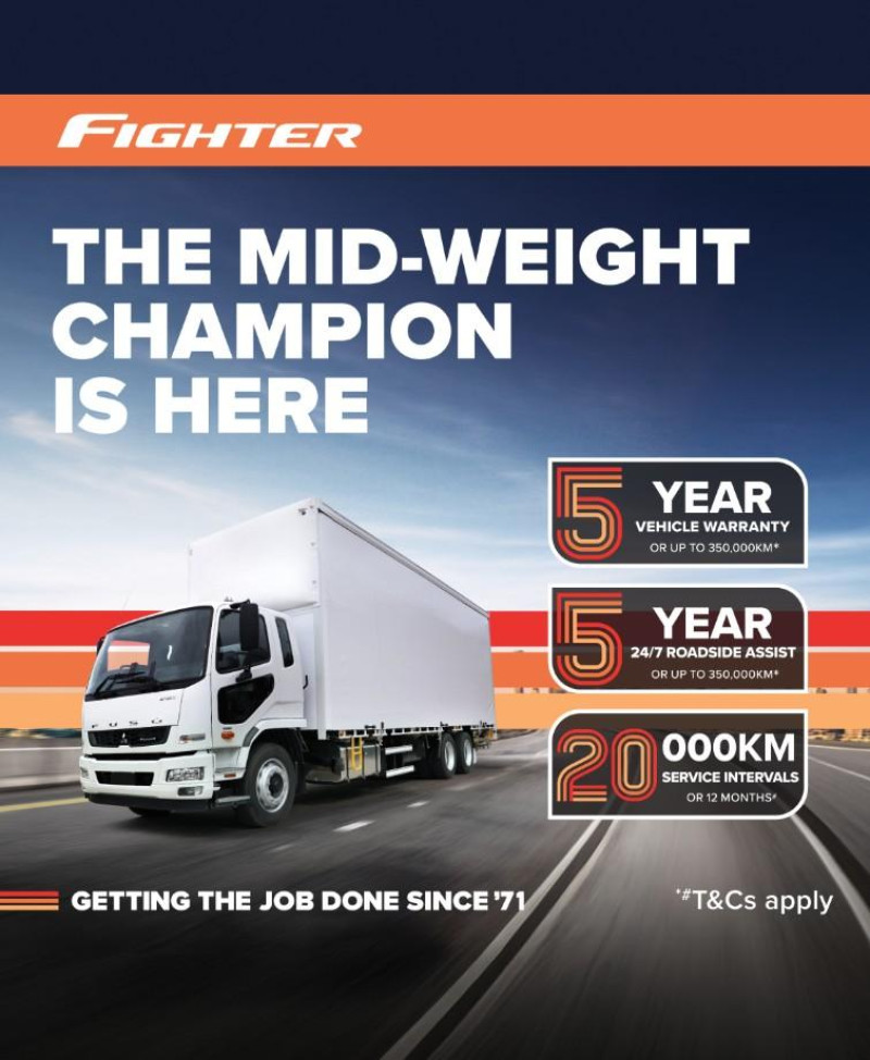 2025 Fuso Fighter 1627 12 Pallet Curtainsider 