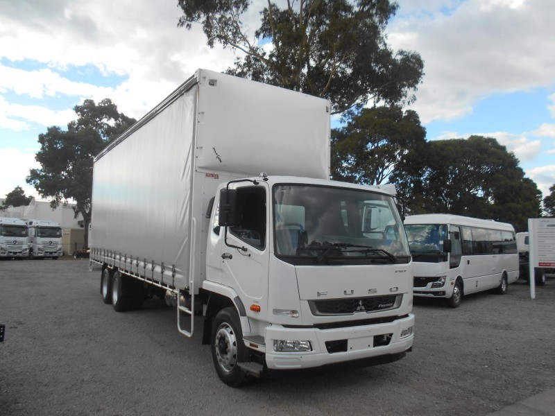 2021 Fuso Fighter 2427 14 PALLET CURTAINSIDER 