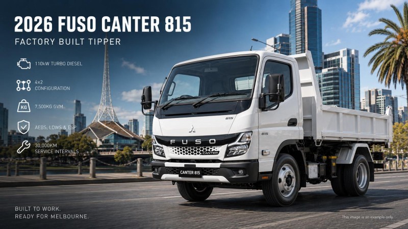 2026 Fuso Canter 815 Tipper