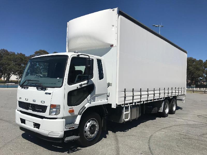 2024 Fuso FIGHTER 2427 XXLWB AUTO 14 PALLET CURTAIN SIDER FIGHTER 2427 