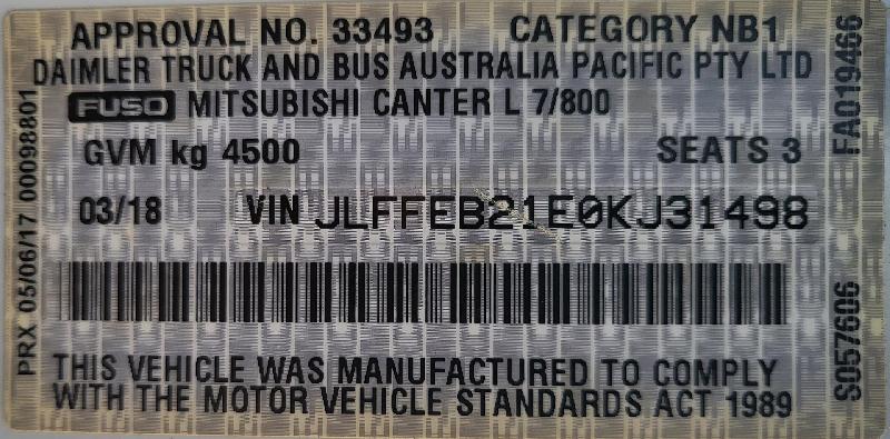 2018 Fuso 515 
