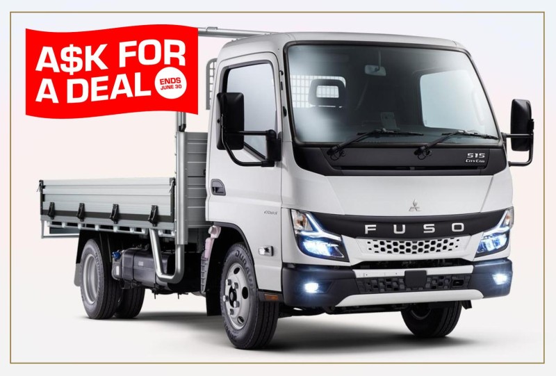 2026 Fuso Canter 515 Alloy Tray City Cab AMT Euro 6