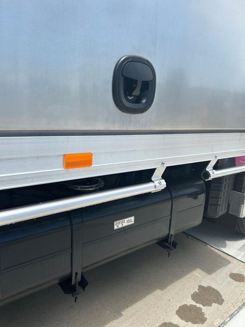 2025 Fuso Canter 515 Narrow Canter 515 Narrow Cab Alloy Tray Dropsides inc Tool Boxes Service Tool Boxes on Tray 