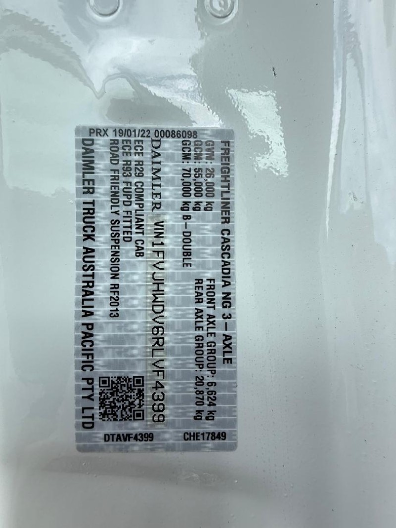 2024 Freightliner Cascadia Freightliner 116 Ridid Tipper Gorski Hardox Body 