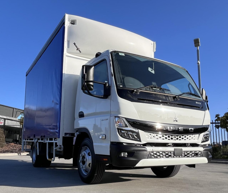2026 Fuso Canter 815 6 PALLET CURTAINSIDE BODY