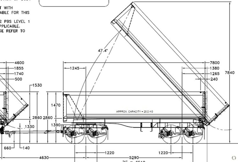 2024 BTE 4 AXLE DOG TIPPER TRAILER 