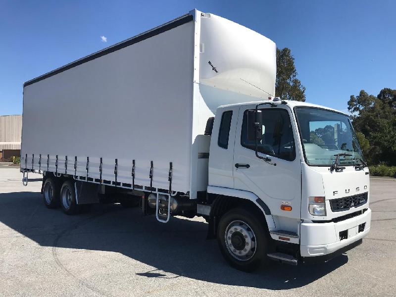 2024 Fuso FIGHTER 2427 XXLWB AUTO 14 PALLET CURTAIN SIDER FIGHTER 2427 