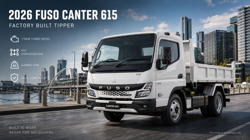 2026 Fuso Canter 615 Tipper