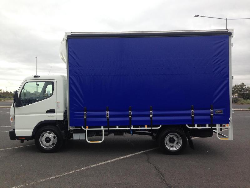 2024 Fuso CANTER 815 MWB AMT WIDE CAB 6 PALLET CURTAIN SIDER 