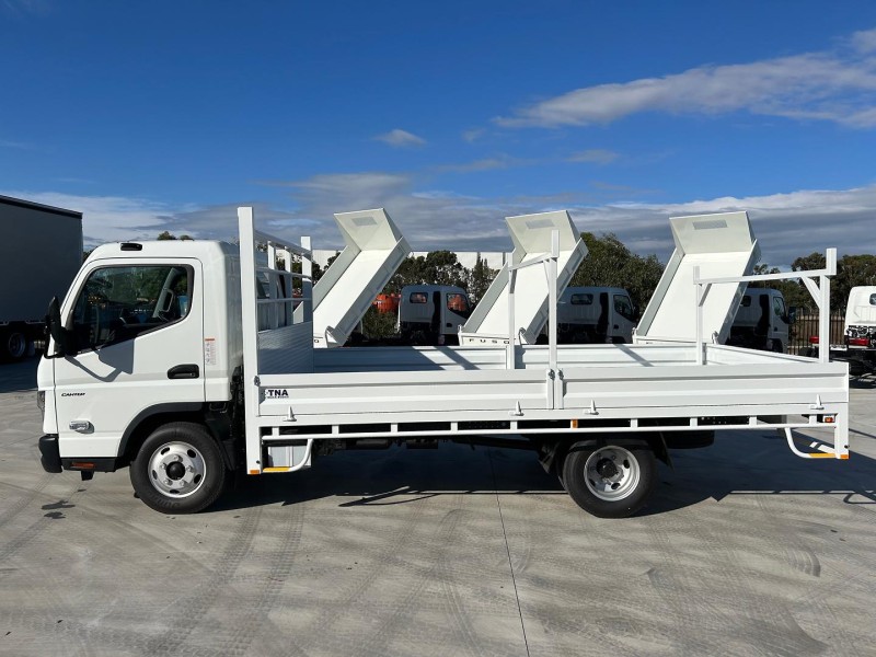 2025 Fuso Canter 615 STEEL DROPSIDE TRAY WITH LADDER RACKS 