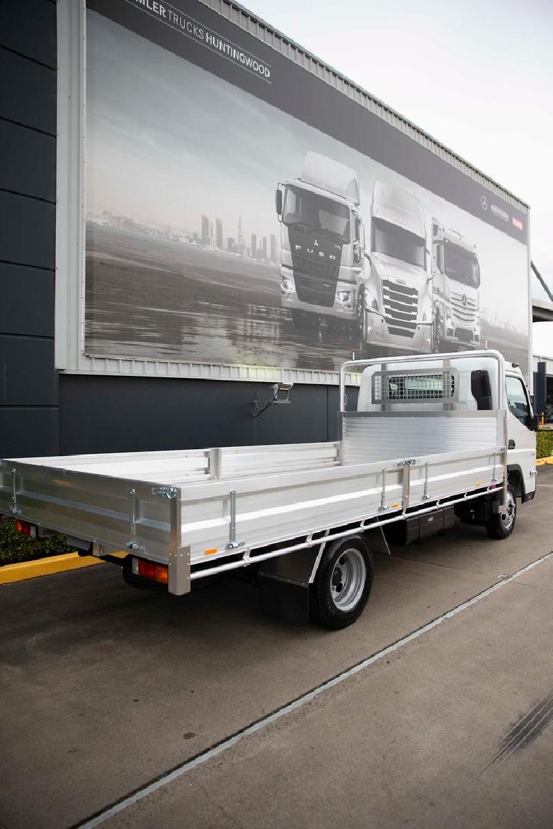 2025 Fuso 515 CANTER Wide Cab Alloy Tray Canter 515 Wide Cab Alloy Tray Dropsides Aus Alloy Tray 