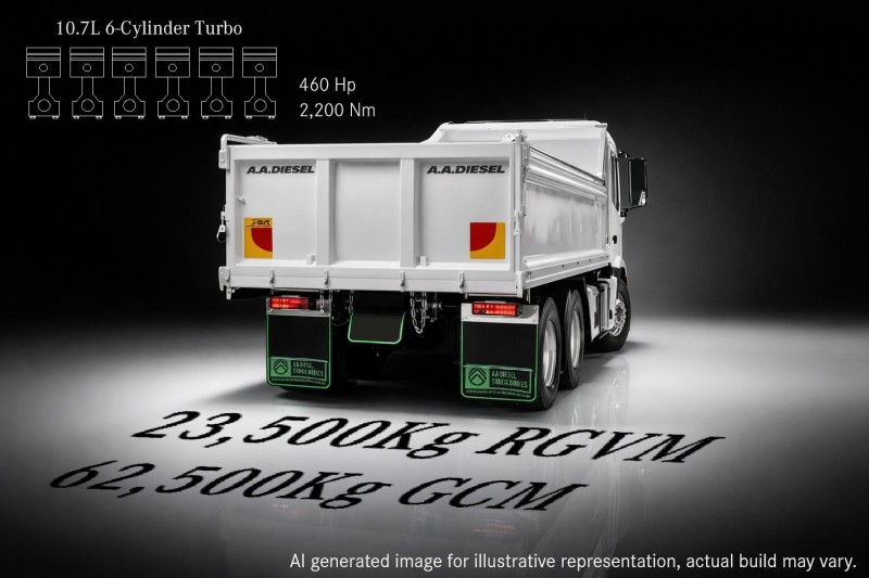 2024 Mercedes-Benz Actros 2646 Steel Tipper 