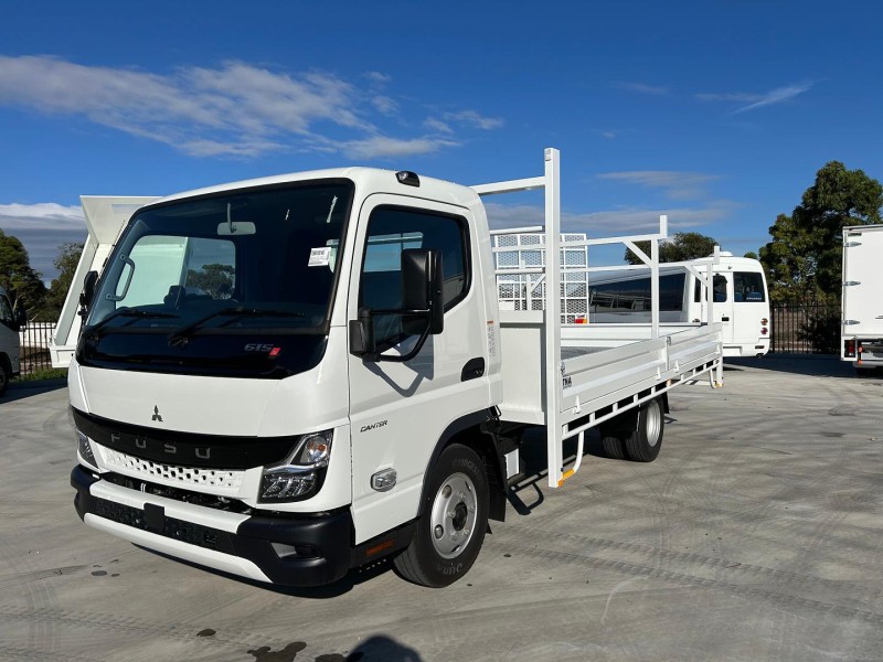 2025 Fuso Canter 615 STEEL DROPSIDE TRAY WITH LADDER RACKS