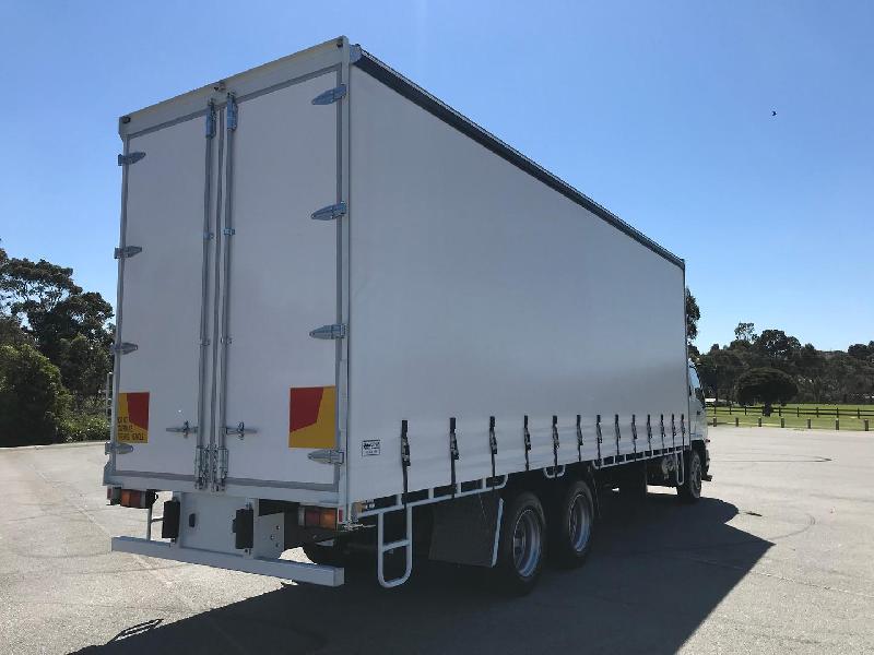 2024 Fuso FIGHTER 2427 XXLWB AUTO 14 PALLET CURTAIN SIDER FIGHTER 2427 