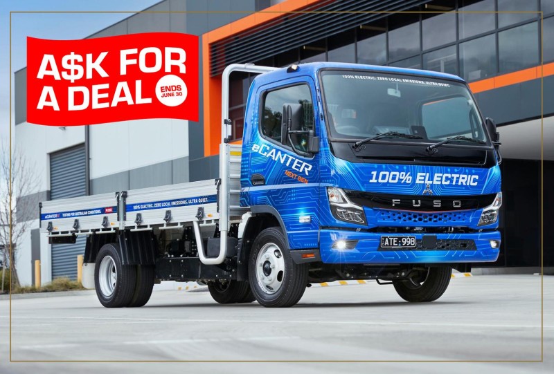 2024 Fuso ECANTER 818 MWB DROPSIDE ALLOY TRAY
