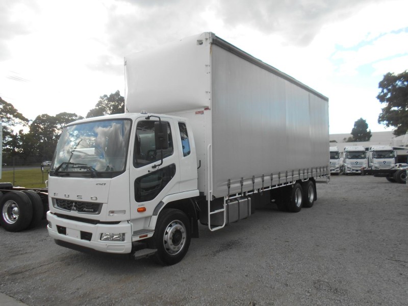 2021 Fuso Fighter 2427 14 PALLET CURTAINSIDER 