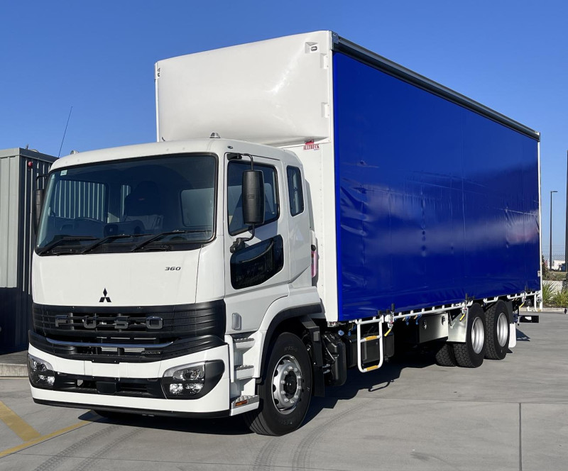 2026 Fuso Shogun FU84 360 14 PALLET CURTAINSIDE BODY AND LOADER