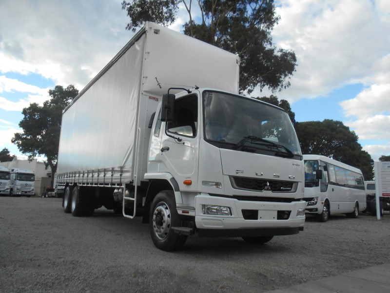 2021 Fuso Fighter 2427 14 PALLET CURTAINSIDER 