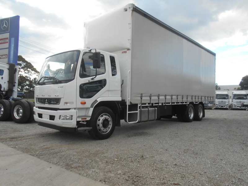 2021 Fuso Fighter 2427 14 PALLET CURTAINSIDER 