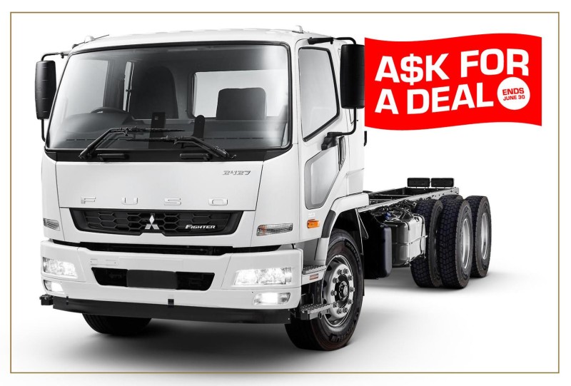 2026 Fuso Fighter 2427 14 Pallet Curtainsider