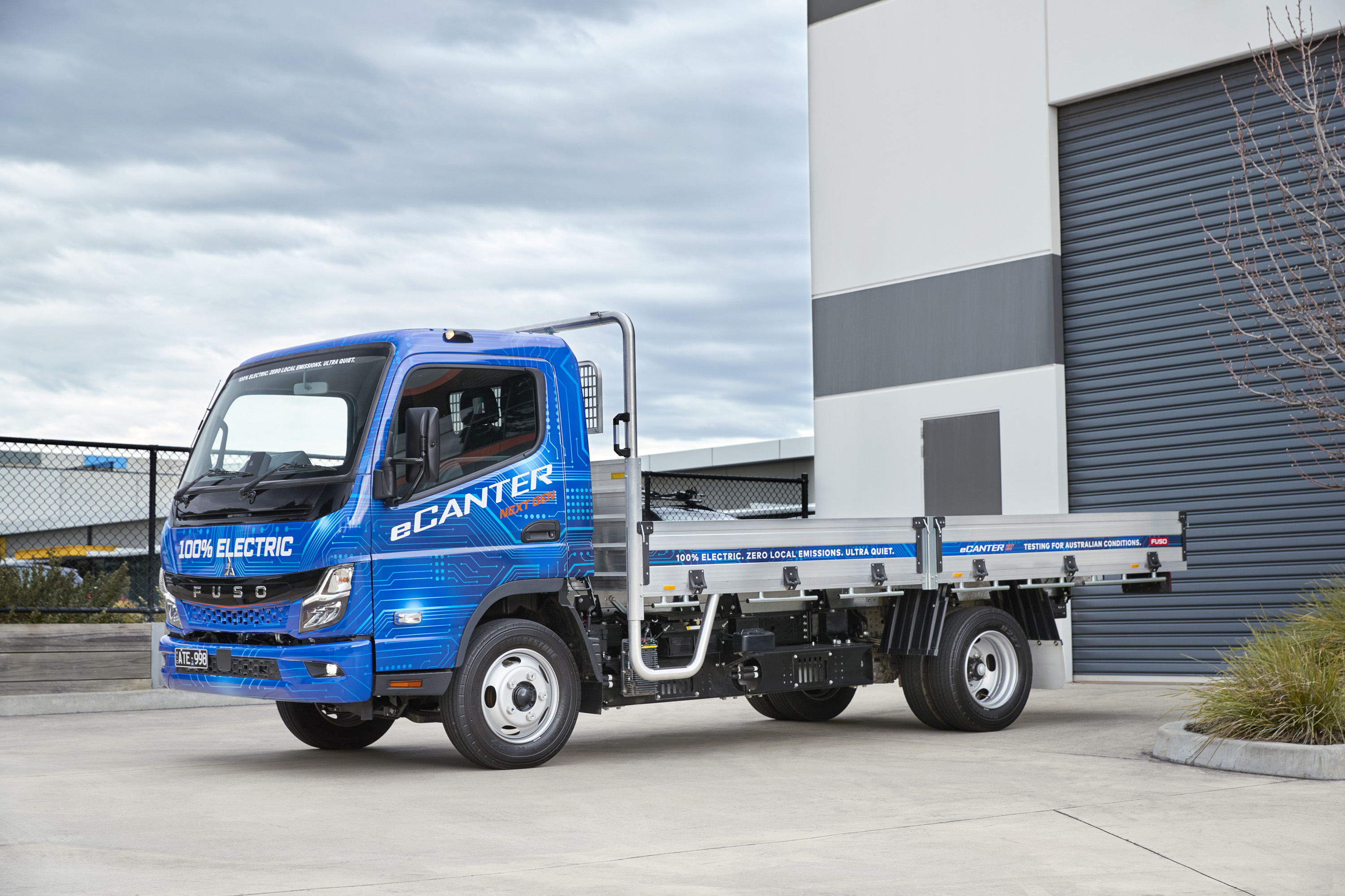 New pedestrian-sensing Side Guard technology standard on new Fuso eCanter